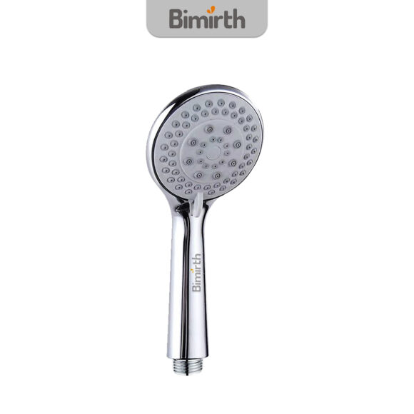 Bimirth chrome handheld shower head with five adjustable spray modes